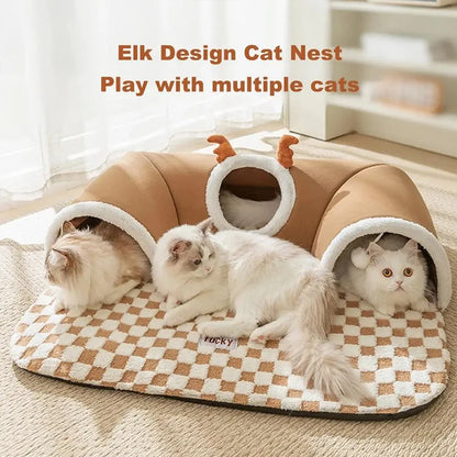 Plush Cat Bed