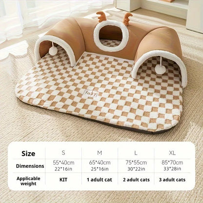 Plush Cat Bed