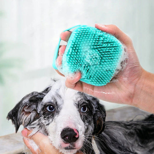 2-in-1 Massage & Shampoo Borstel voor Huisdieren