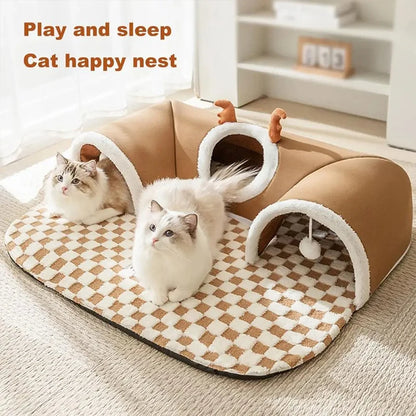 Plush Cat Bed