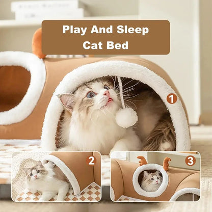 Plush Cat Bed
